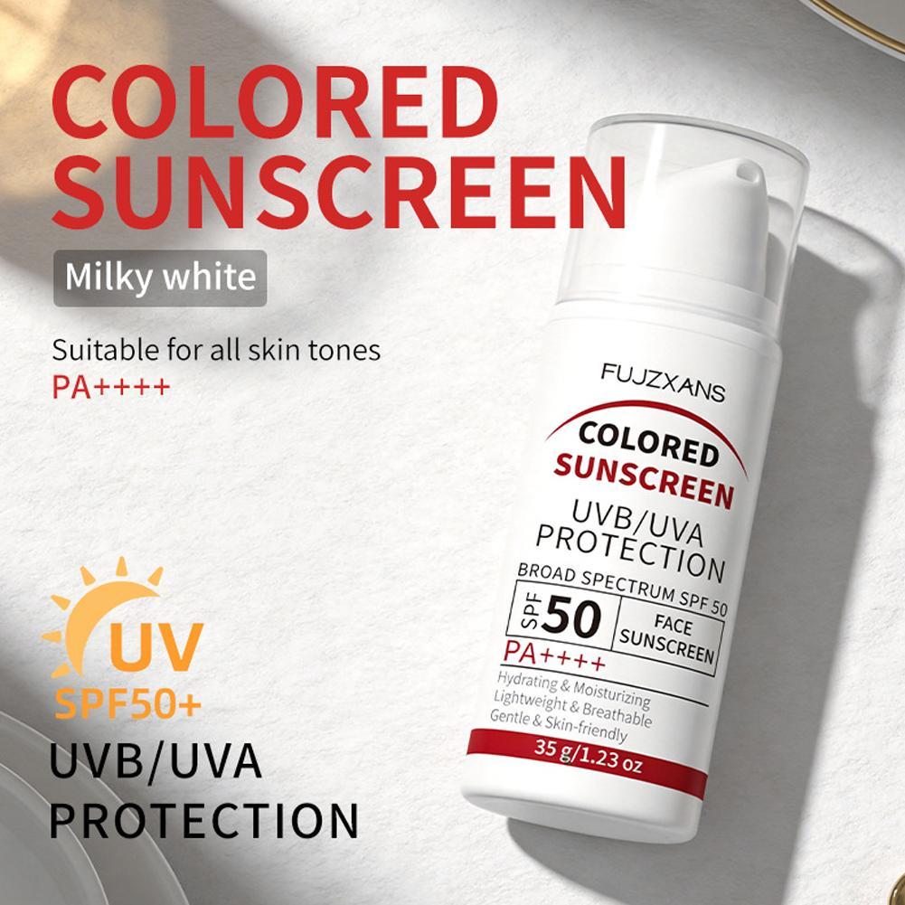 Spf 50 Sunscreen - Protetor Solar Facial Multitons com Cor