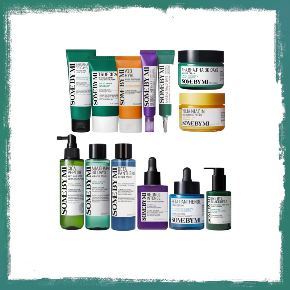 Skincare Some By Mi - Coleção de Cuidados com a Pele