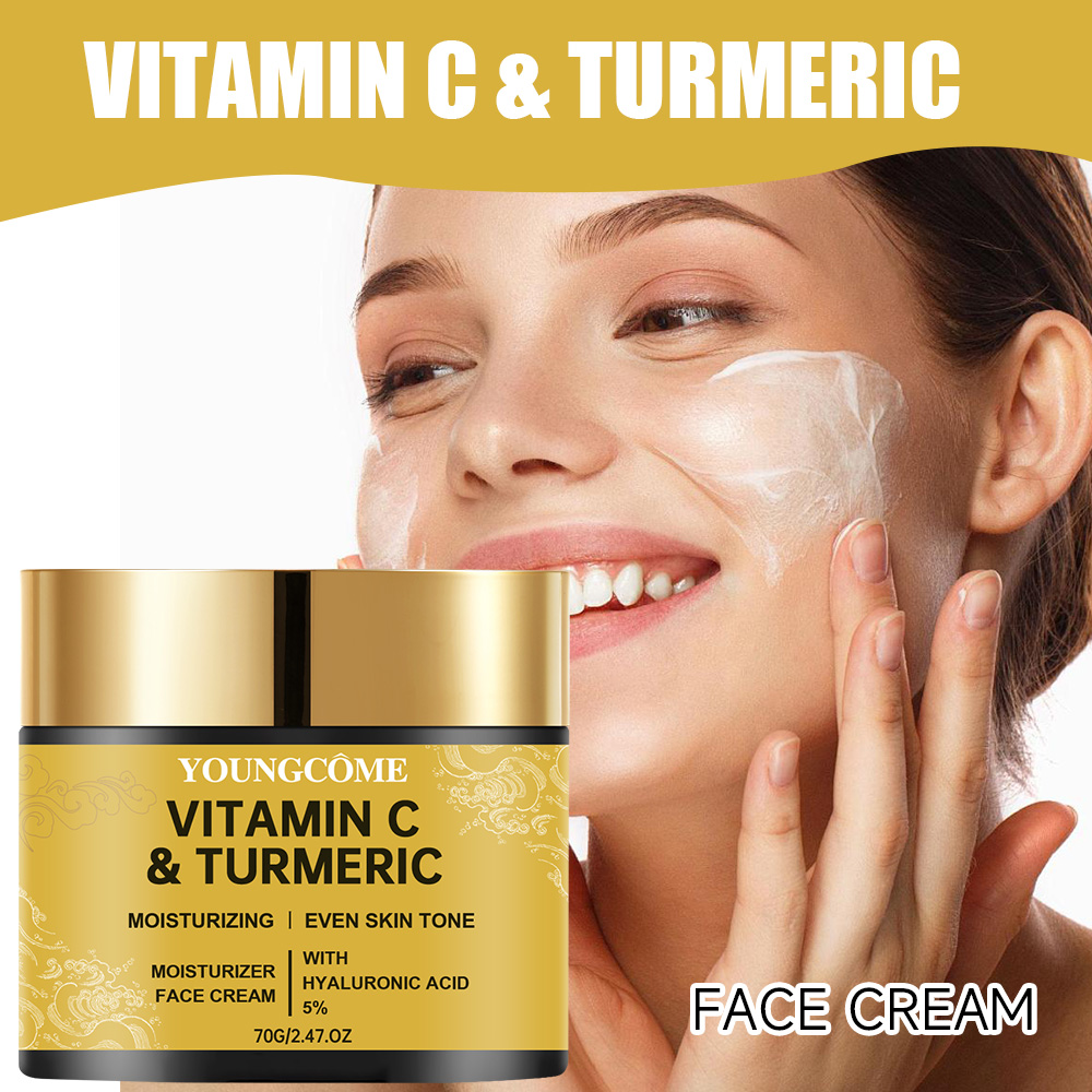 Skincare Glad2Glow - Cúrcuma vitamina c creme facial retinol