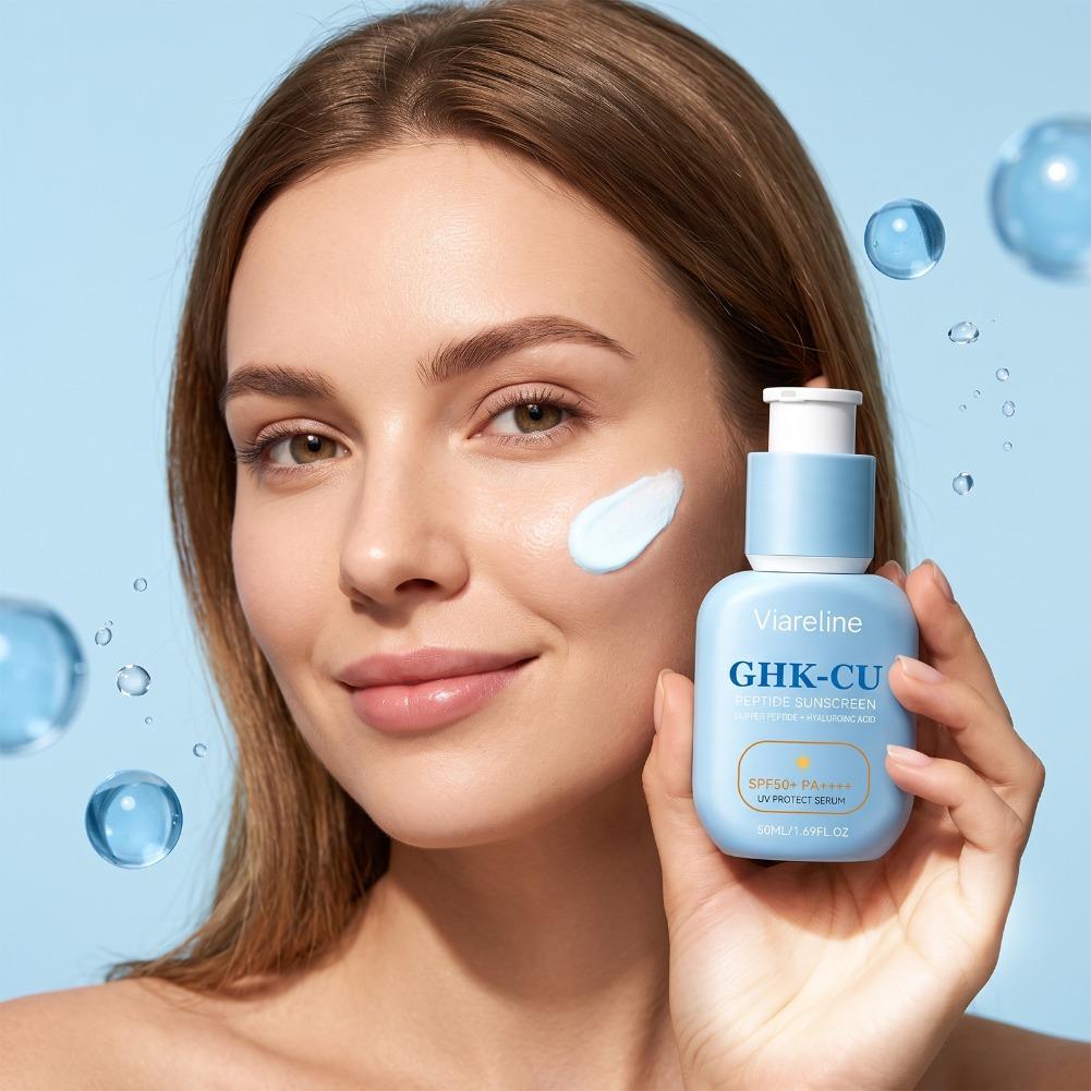 Protetor Solar GHK-Cu Peptide  - Spf 50 Sunscreen avaliação e preço
