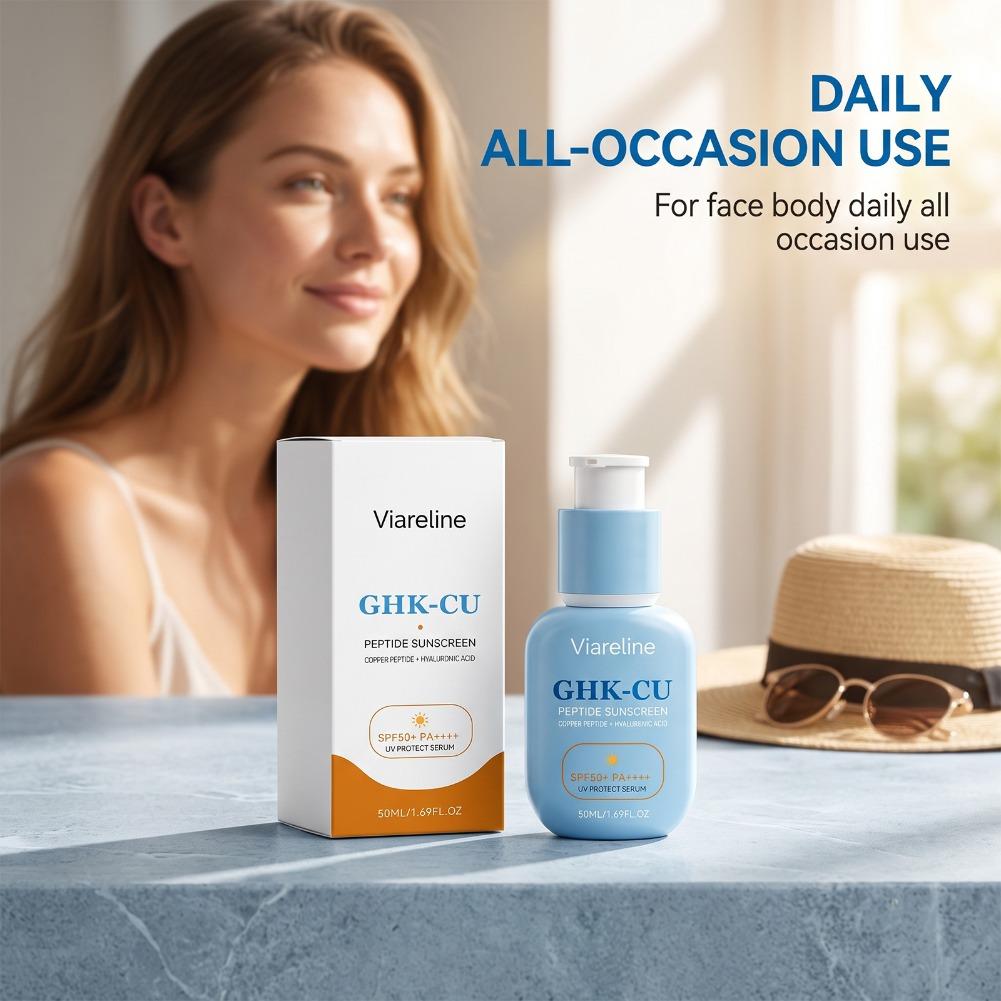 Protetor Solar GHK-Cu Peptide  - Spf 50 Sunscreen avaliação e preço