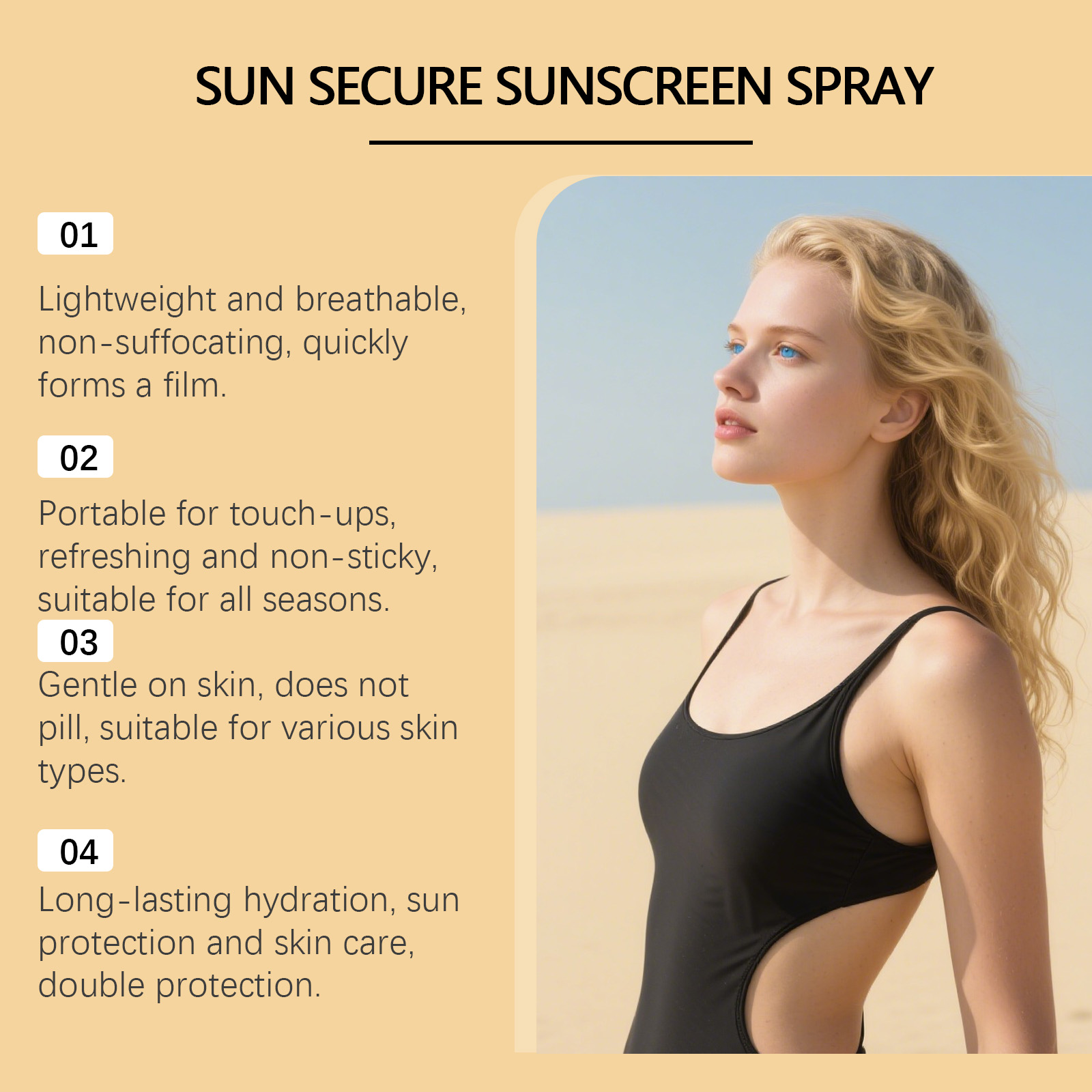 Spray Protetor Solar Hidratant - Spf 50 Sunscreen avaliação e preço