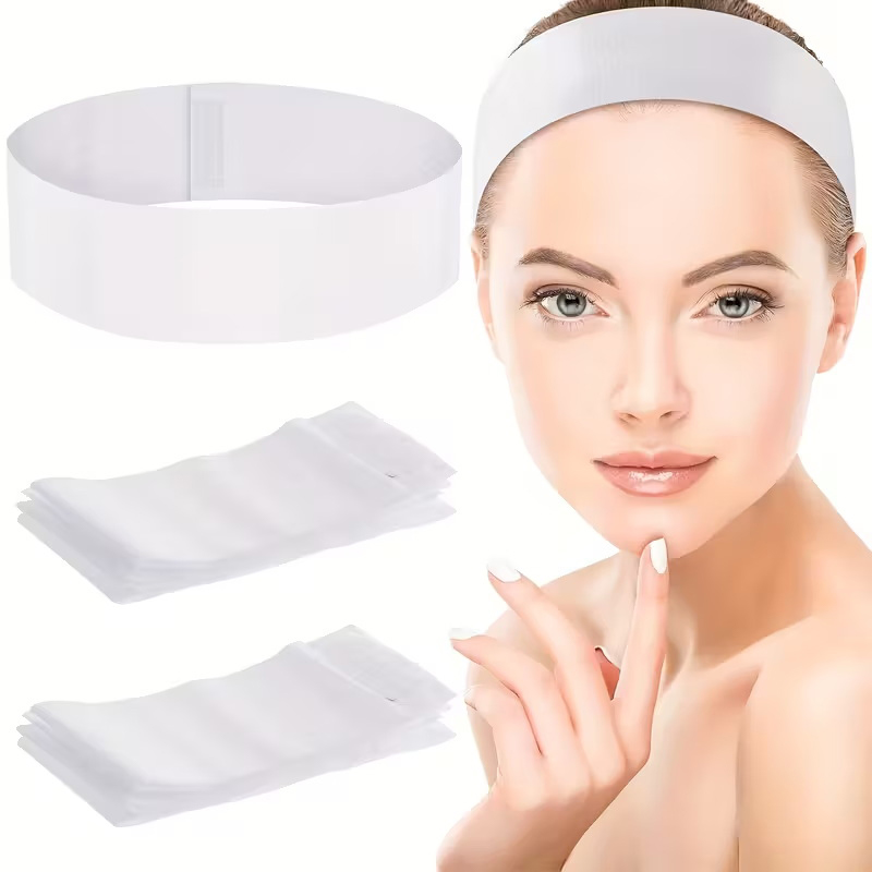 10/50/100 pçs headbands descar - Skincare Pink avaliação e preço