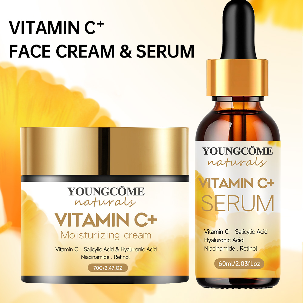 Creme facial com vitamina C e  - Skincare Glad2Glow avaliação e preço