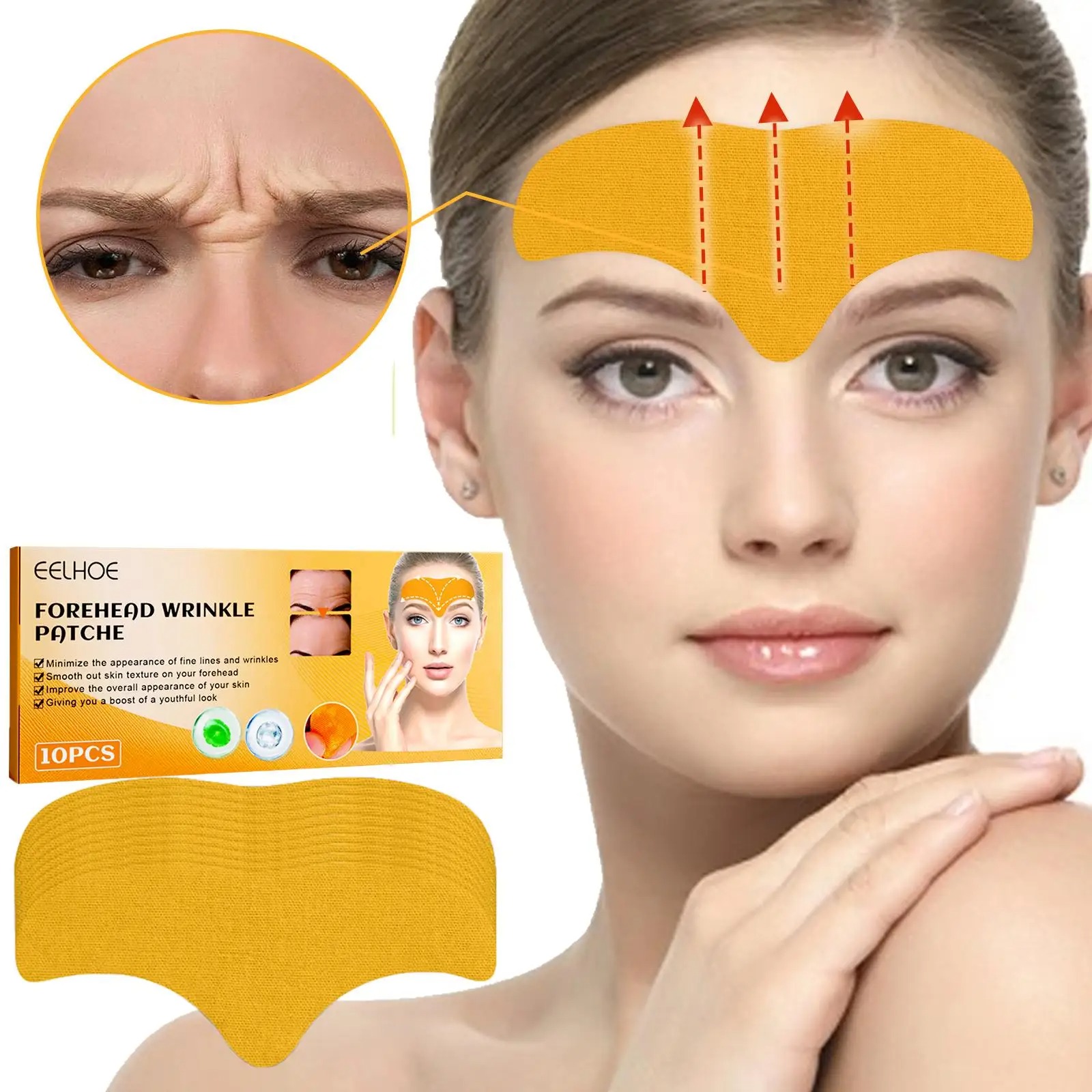 10 pçs/caixa testa rugas remen - Skincare Glad2Glow avaliação e preço