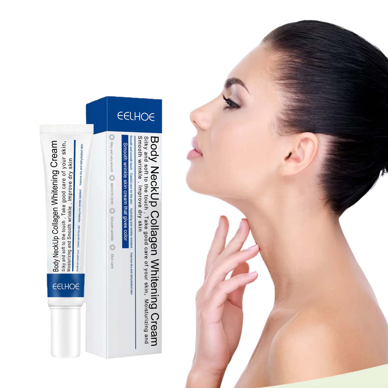 Colágeno pescoço creme clareia - Skincare Glad2Glow avaliação e preço