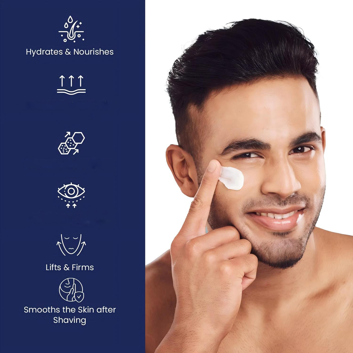 Creme Facial Masculino 6 em 1  - Skincare Collagen avaliação e preço